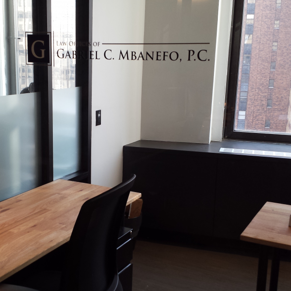 2014 - New York Office Opened. The Law Offices of Gabriel C. Mbanefo, P.C. (currently t/a Entrepreneur Legal US) is opened in New York, US, initially operating from an office on Wall Street.